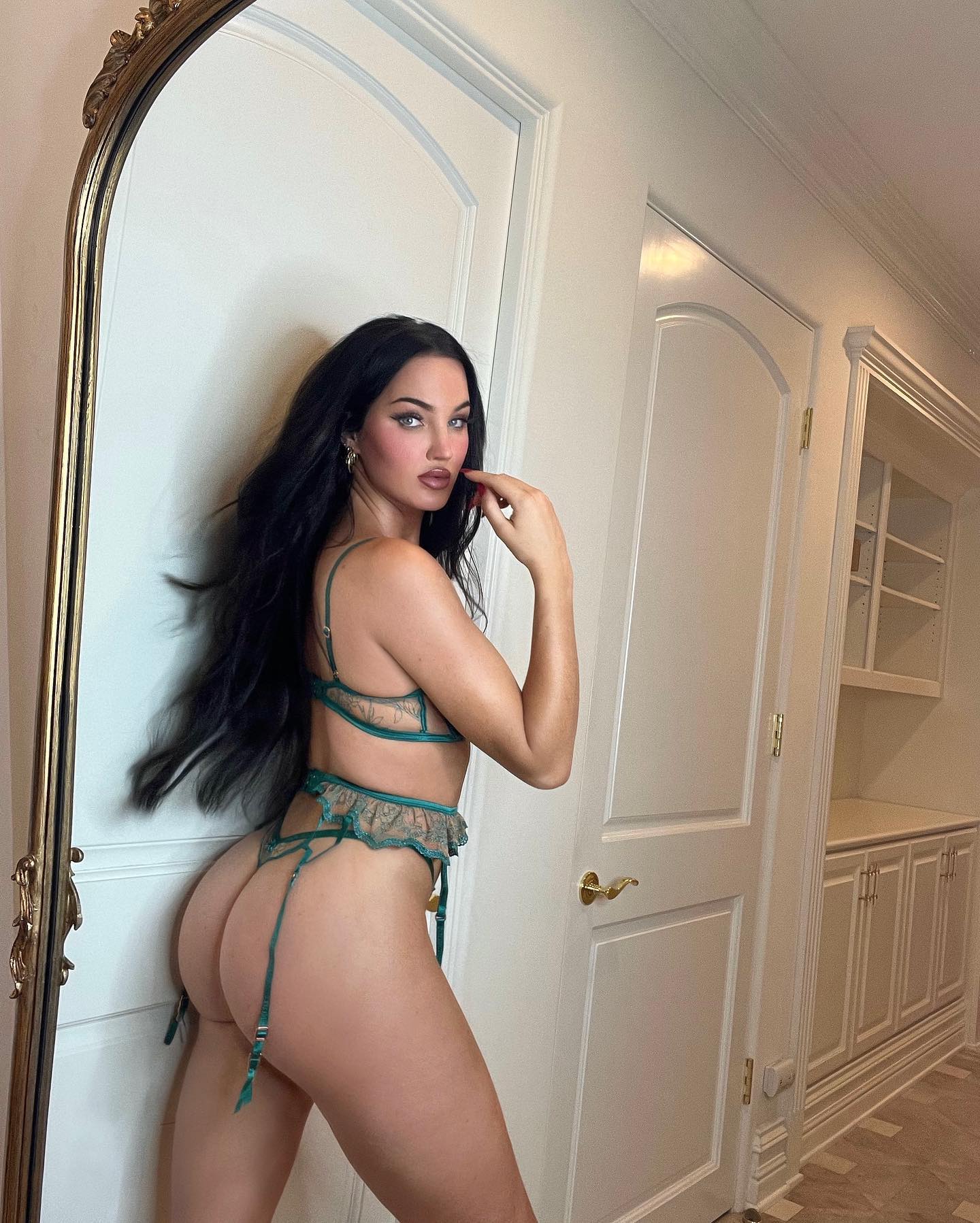 Natalie Halcro Sexy Poses In Lingerie Photos Yourfappeningblog Com